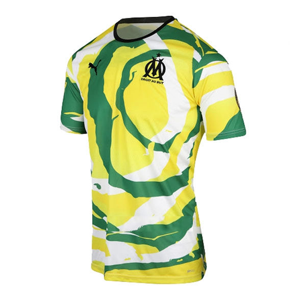 Thailandia Maglia Marsiglia OM Africa 2021/22 Bianco Giallo Verde